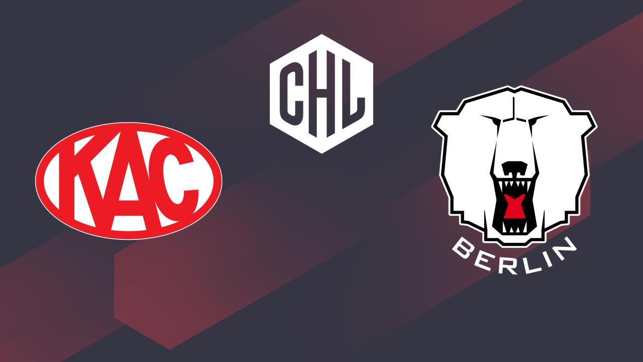 Lední hokej: CHL, základní skupina, dnešní: Klagenfurt - Eisbären Berlin