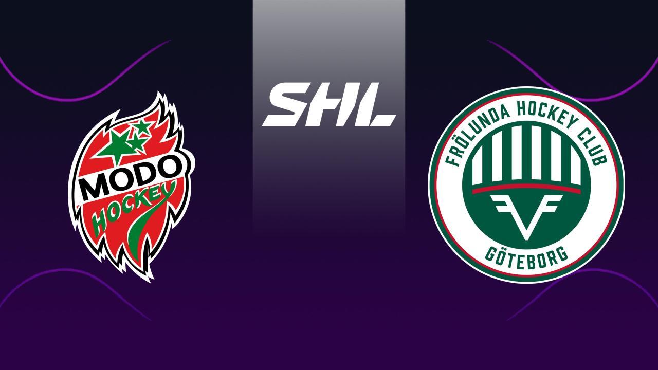 Lední hokej: SHL, základní část: MoDo - Frölunda