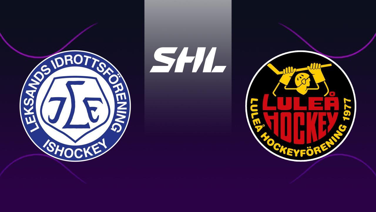 Lední hokej: SHL, základní část: Leksand - Lulea