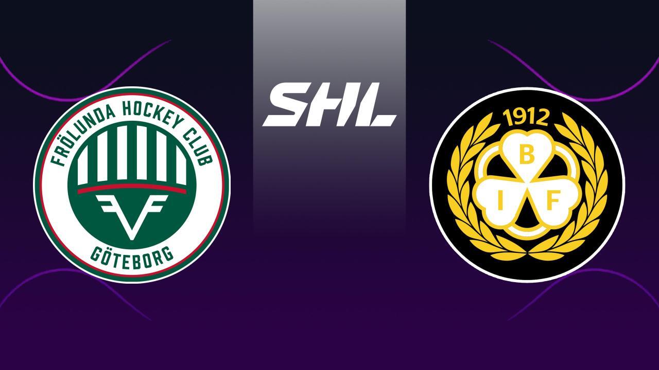 Lední hokej: SHL, základní část, dnešní: Frölunda - Brynäs