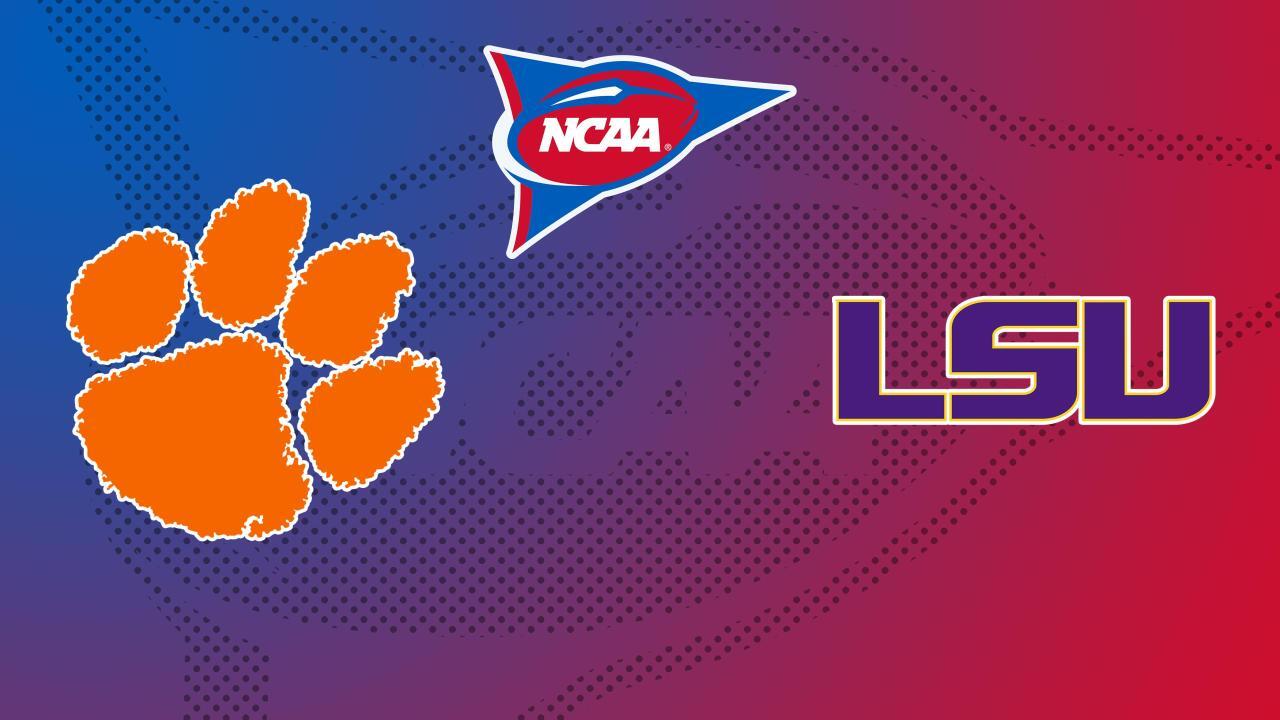 NCAA, americký fotbal: základní část, 1. kolo: Clemson - LSU