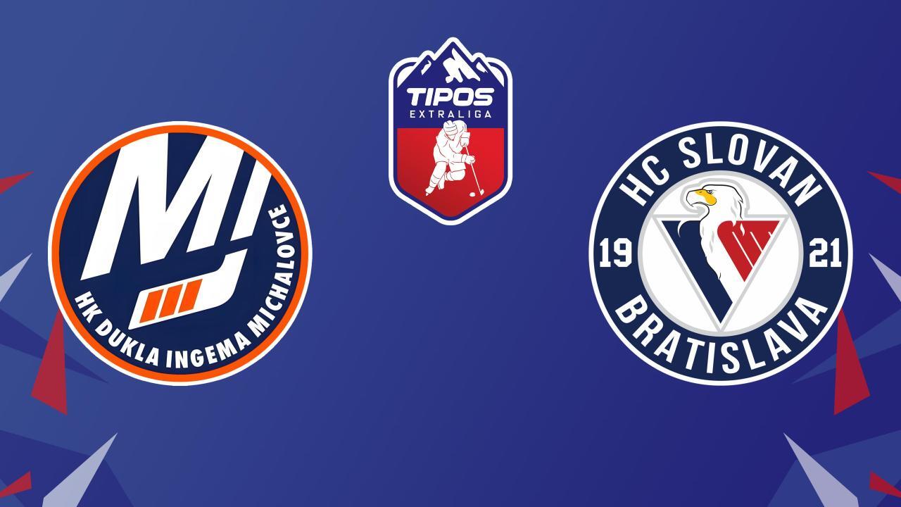 Lední hokej: Tipsport Liga, 11. kolo: HK Dukla Michalovce - HC Slovan Bratislava