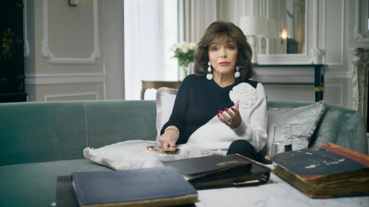 Joan Collinsová zblízka