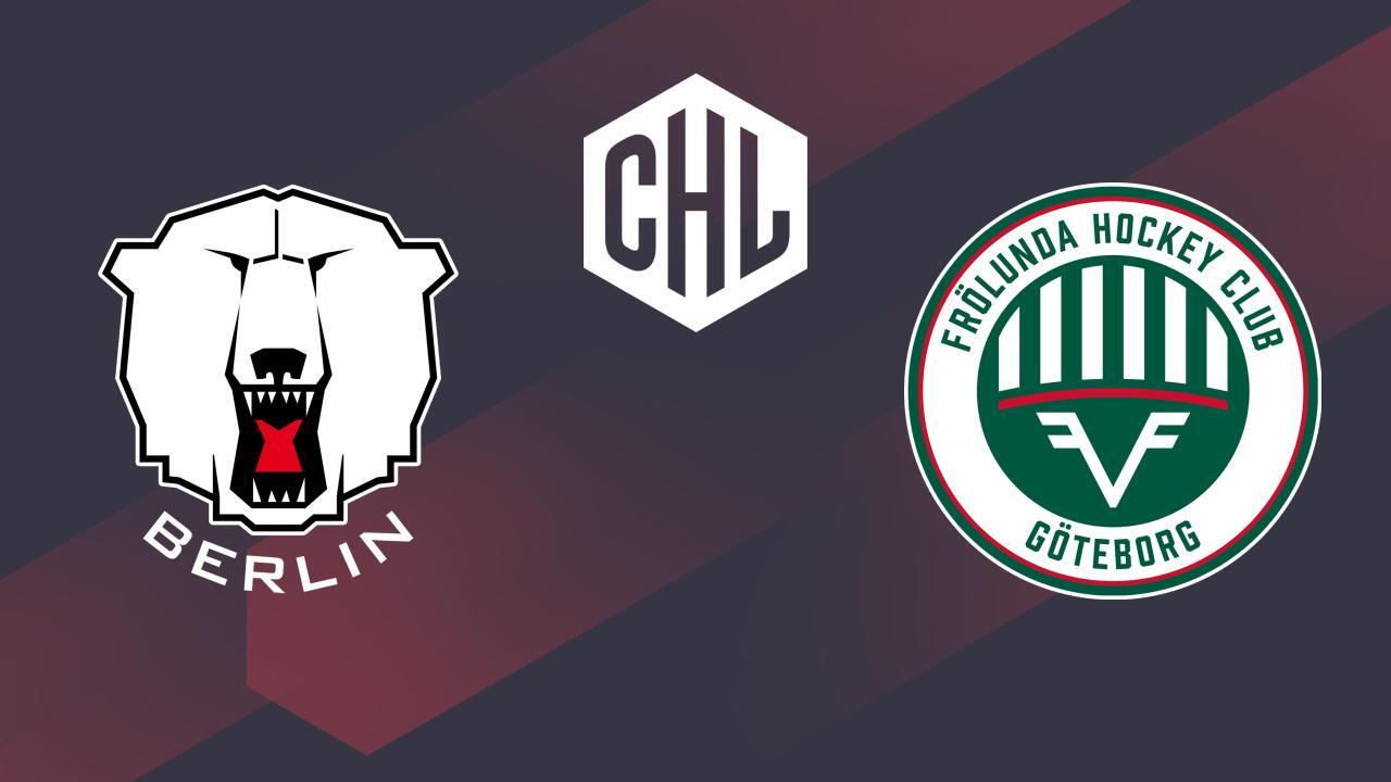 Lední hokej: CHL, základní část, dnešní: Eisbären Berlin - Frölunda