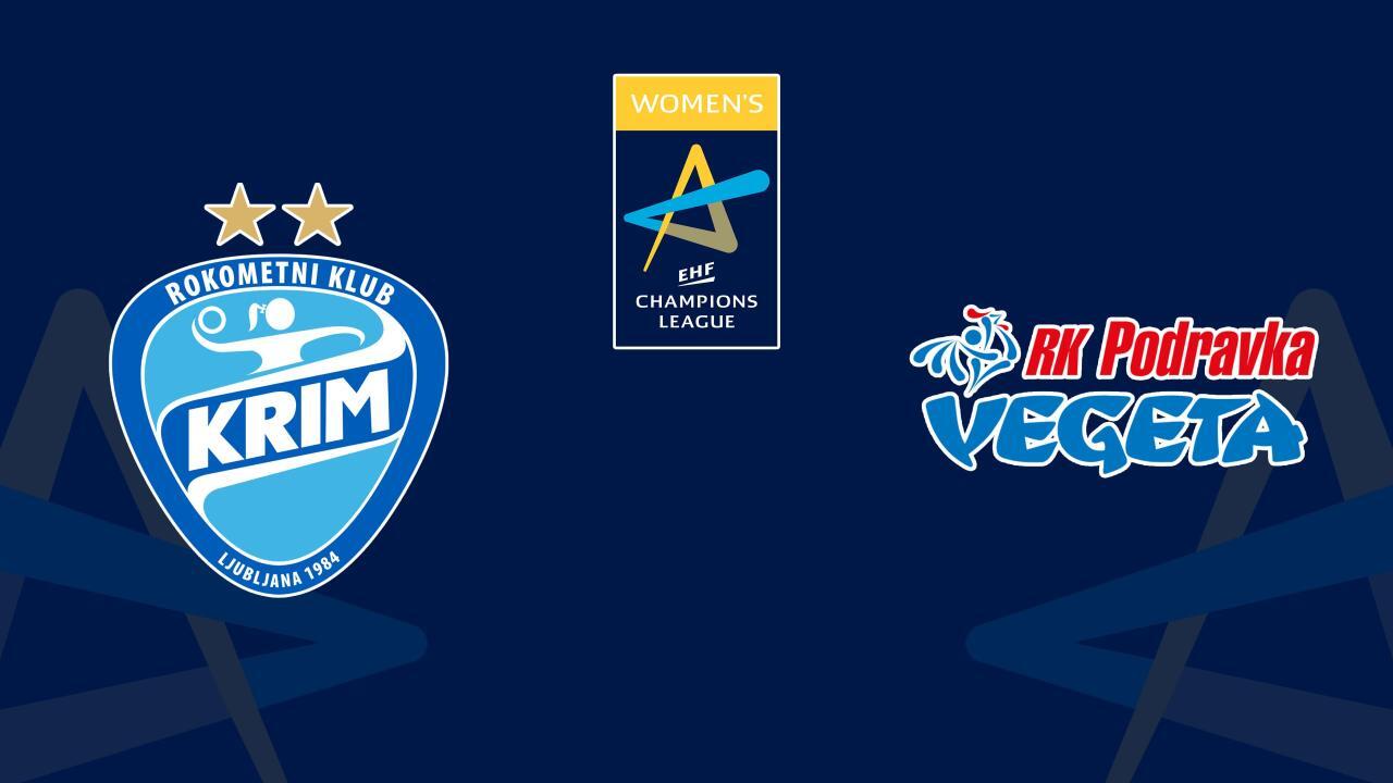Házená: Liga mistrů, ženy : Krim Mercator Ljubljana - Podravka
