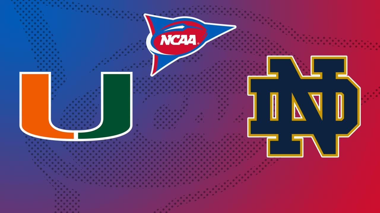 NCAA, americký fotbal: základní část, 1. kolo: Miami - Notre Dame