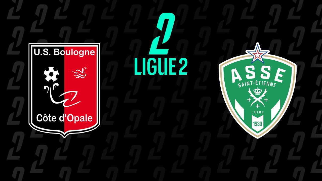 US Boulogne - AS Saint-Étienne (francouzské fotbalové ligy Ligue 2)
