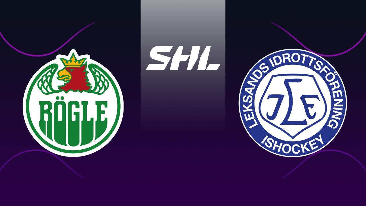 Lední hokej: SHL, základní část, dnešní: Rögle - Leksand