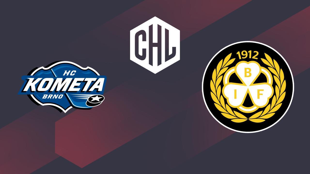 Lední hokej: CHL, základní skupina : Kometa Brno - Brynäs
