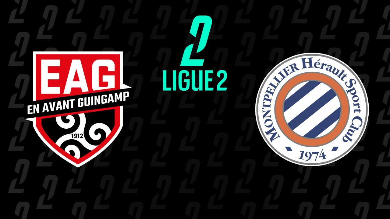 EA Guingamp - Montpellier HSC (francouzské fotbalové ligy Ligue 2)