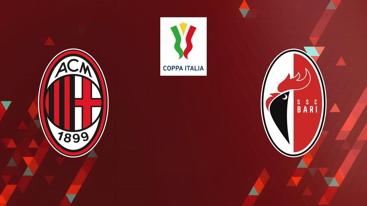 Fotbal: Coppa Italia, 1. kolo : Milán - Bari