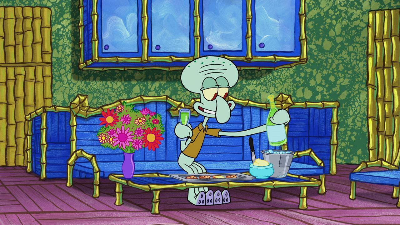 Spongebob v kalhotách