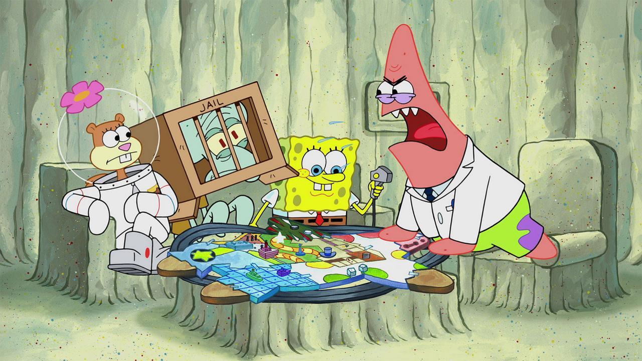 Spongebob v kalhotách
