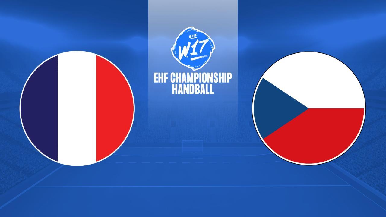 Házená: EURO 2025, U17, ženy: Francie - Česká republika