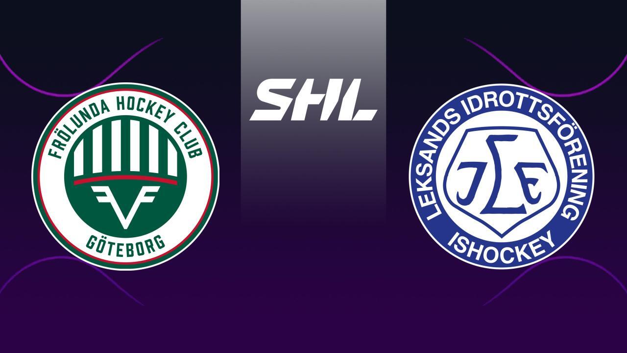 Lední hokej: SHL, základní část, Frölunda - Leksand