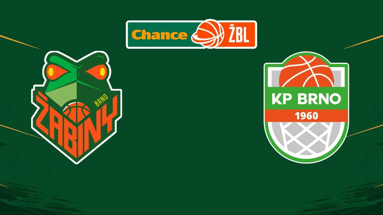 Žabiny Brno - KP Brno (nejvyšší české basketbalové ligy žen)