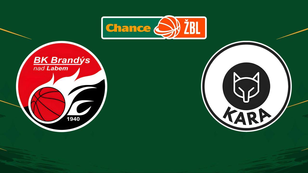 Ženská basketbalová liga: DSK Basketball Brandýs - KARA Trutnov (Ženská basketbalová liga, nejvyšší české basketbalové ligy žen)