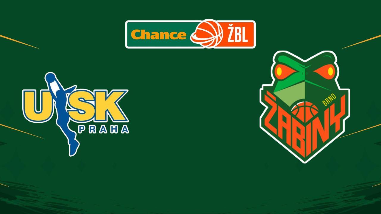 USK Praha - Žabiny Brno (nejvyšší české basketbalové ligy žen)