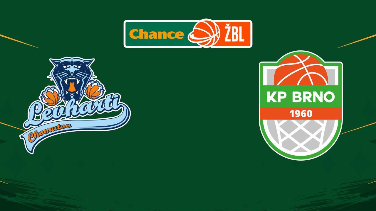 Levhartice Chomutov - KP Brno (nejvyšší české basketbalové ligy žen)
