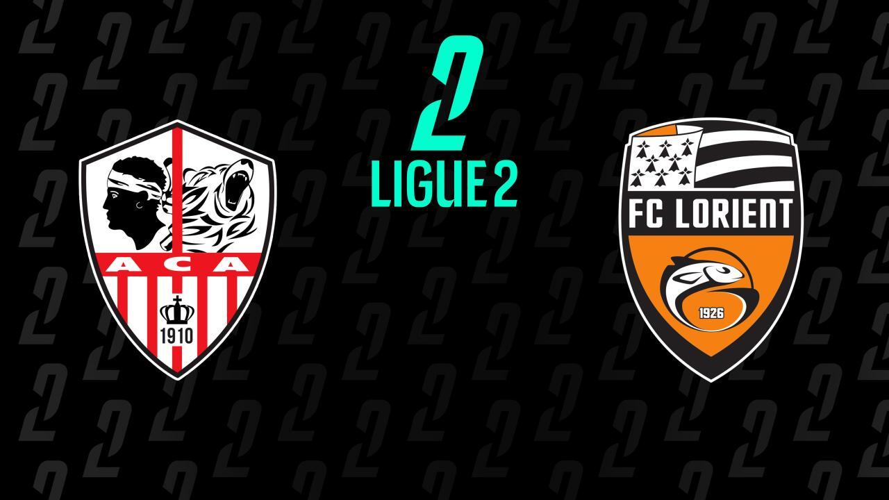 Ligue 2: AC Ajaccio - FC Lorient (Ligue 2)