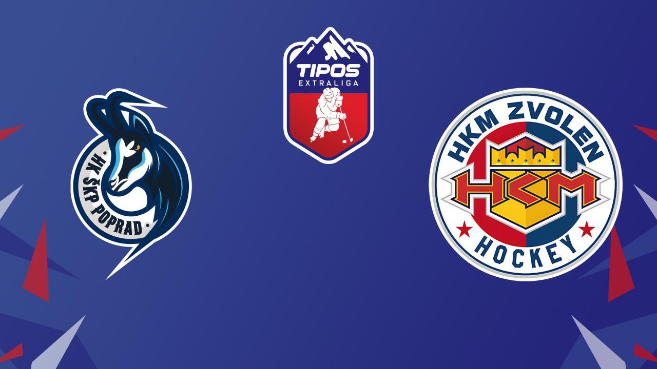 Lední hokej: Tipos Extraliga, základní část, 23. kolo: HK Poprad - HKM Zvolen