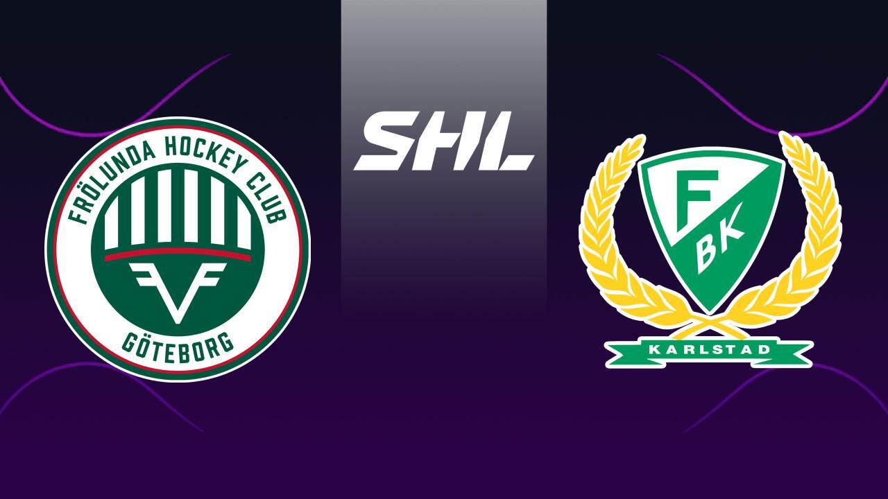 Lední hokej: SHL, základní část: Frölunda - Färjestad