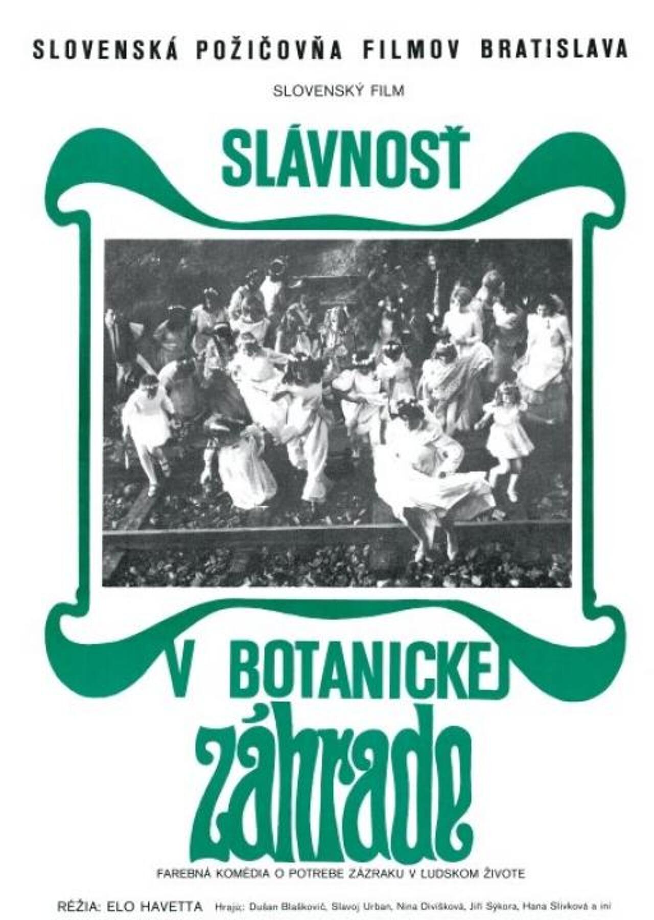 Slavnost v botanické zahradě