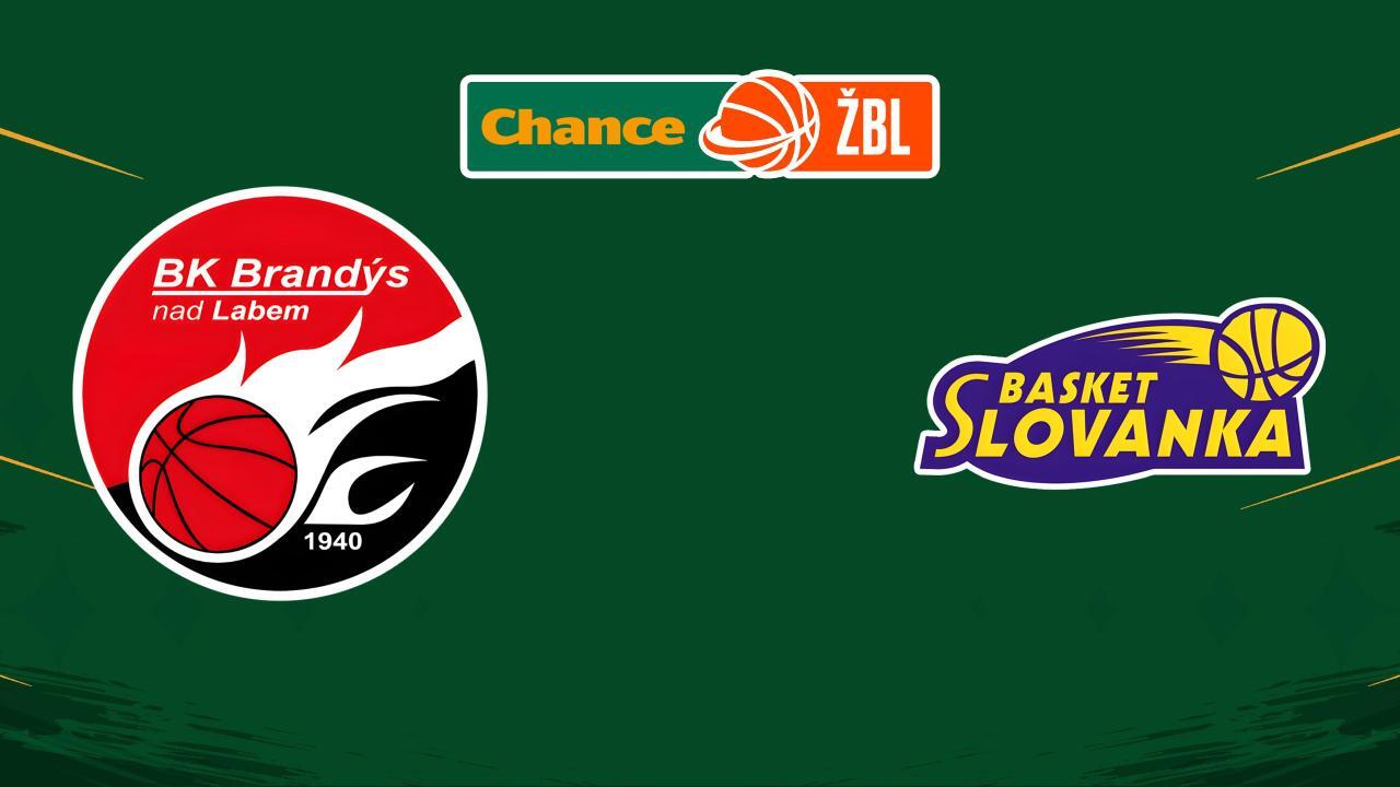 Ženská basketbalová liga: DSK Brandýs - Slovanka Praha (Ženská basketbalová liga, nejvyšší české basketbalové ligy žen)