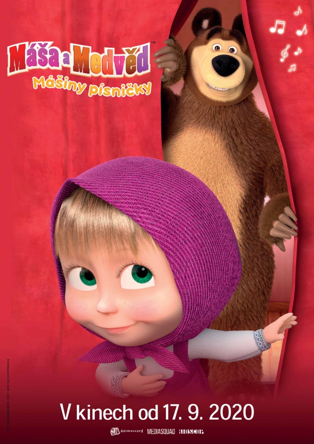 Máša a medveď vo filme